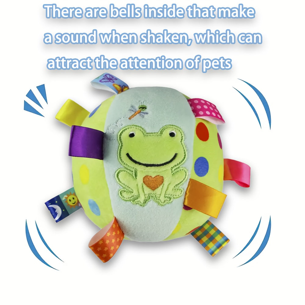 Interactive Squeaky Dog Toy Ball, Dog Chew Toy, Puppy Chew Toy, Dog Tug Toy, Suitable For All Types Of Dogs, Without Battery