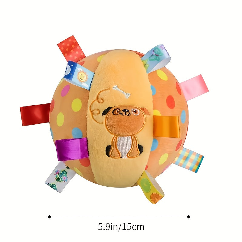 Interactive Squeaky Dog Toy Ball, Dog Chew Toy, Puppy Chew Toy, Dog Tug Toy, Suitable For All Types Of Dogs, Without Battery