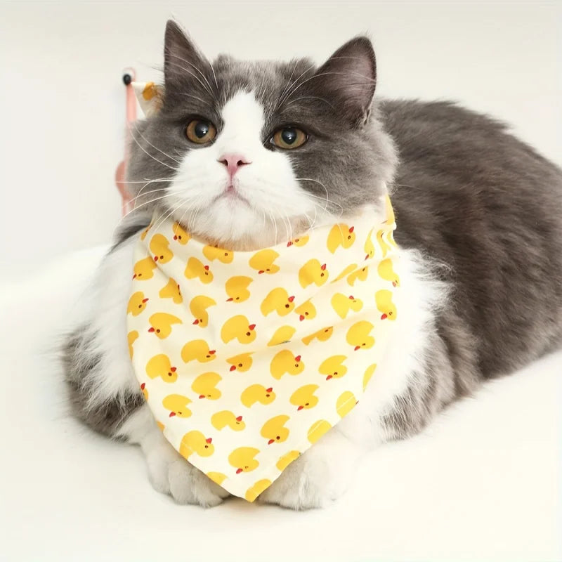 Stylish Dog Bandana - Soft and Absorbent Pet Scarf for Small, Medium, and Large Dogs and Cats - Perfect Pet Costume Accessory