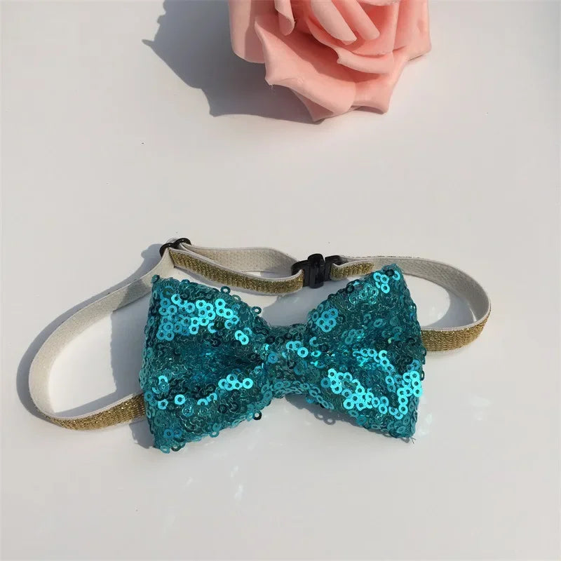 Cute Pet Dog Cat Shiny Cute Non-woven Crown Birthday Cap Hat Numbers Party Decor Teddy Labrador Birthday Party Party Sign