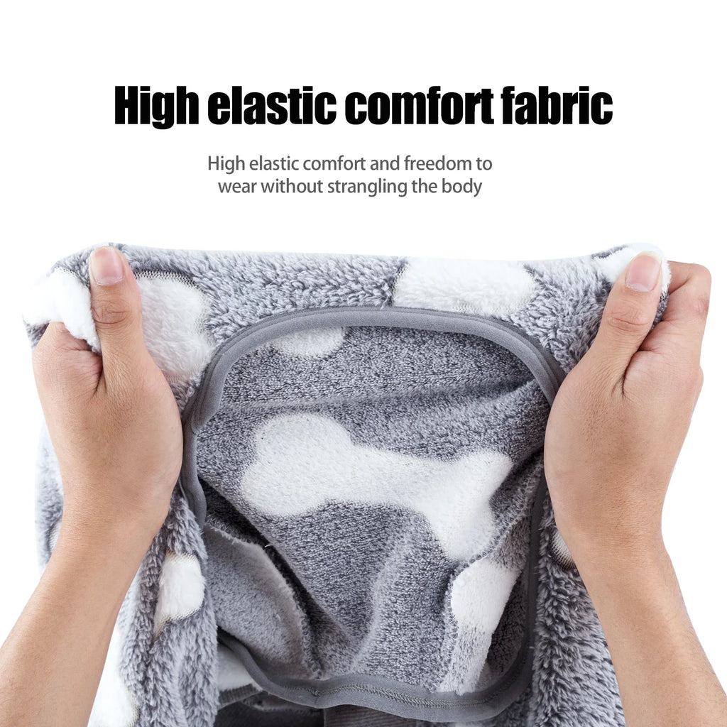 Winter Clothes for Dogs Pajamas Jumpsuit Four Legs Winter Onesies for Medium Large Dogs Warm Puppy Jumpsuit Dog Clothes