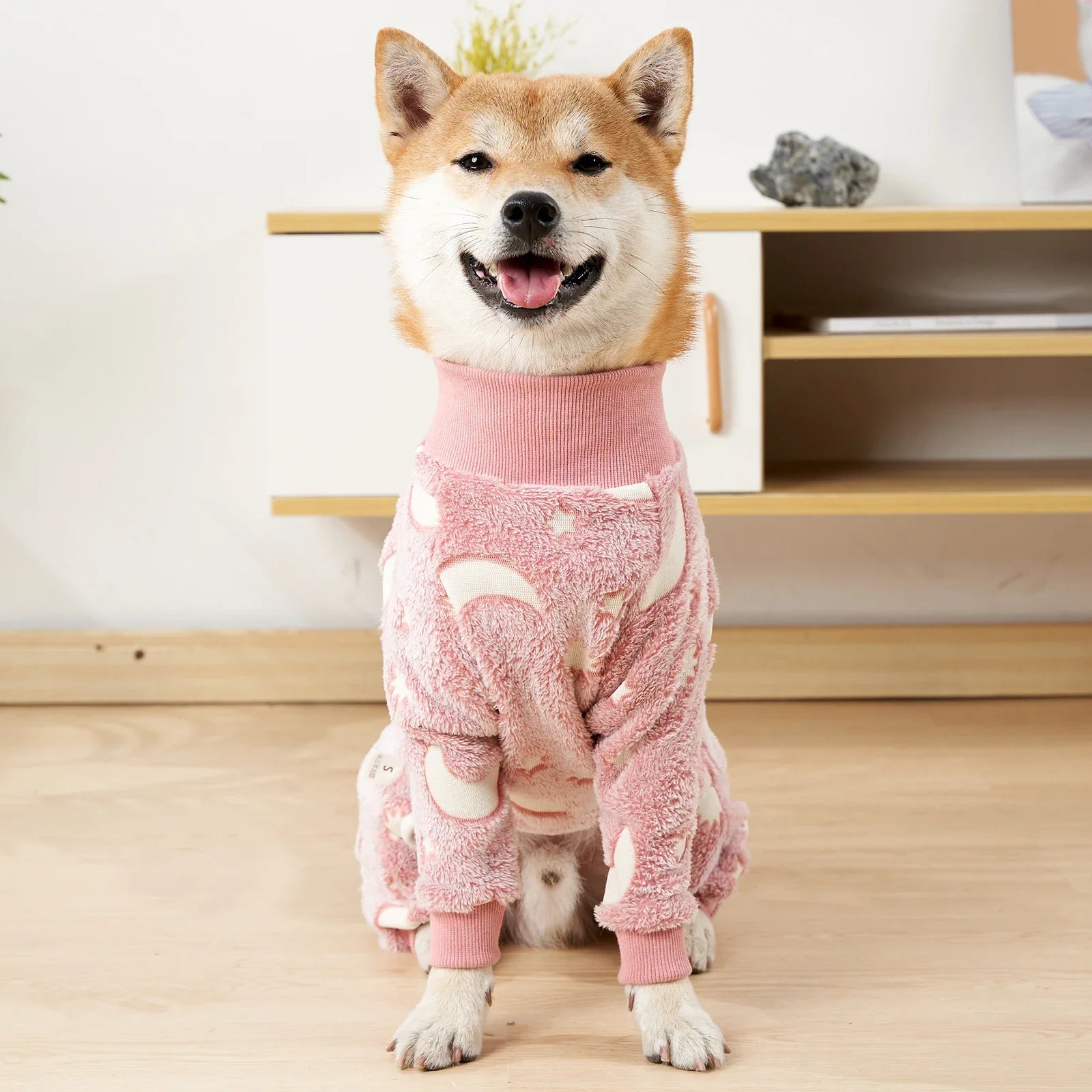 Winter Clothes for Dogs Pajamas Jumpsuit Four Legs Winter Onesies for Medium Large Dogs Warm Puppy Jumpsuit Dog Clothes