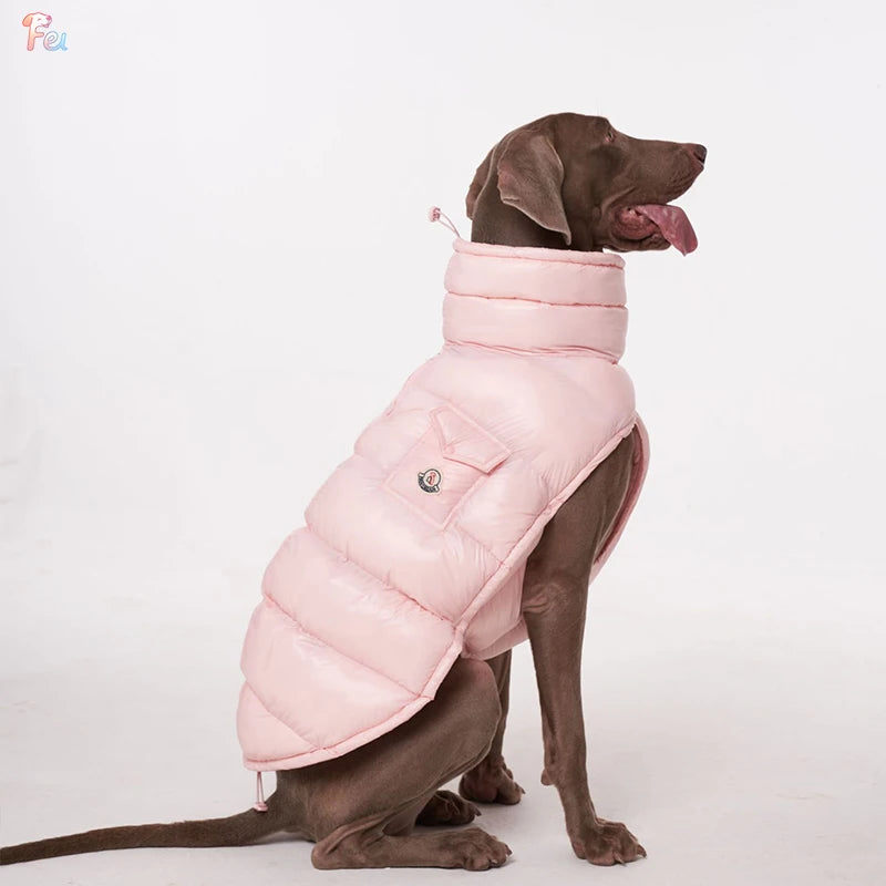 Warm windproof dog clothes Premium Winter Windproof Thickened Jacket for Large Dogs,French Bulldog & Chihuahua Warm Dog Clothes