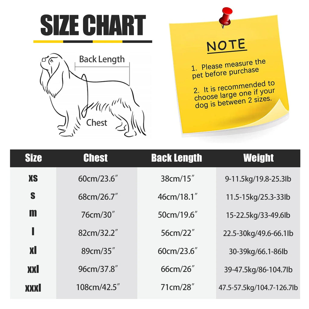 Winter Clothes for Dogs Pajamas Jumpsuit Four Legs Winter Onesies for Medium Large Dogs Warm Puppy Jumpsuit Dog Clothes