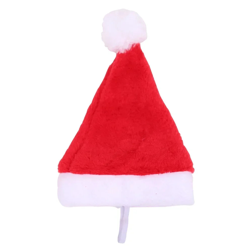 Christmas Pet Hat Santa Claus Hat for Cats Dogs Puppy Xmas Decoration New Year Party Supplies Pet Costume