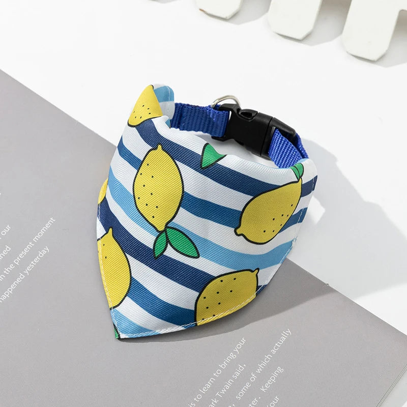 Dog Bandana Collar Scarf for Puppy & Cat Small Medium Large Dogs Adjustable Collars Pet Handkerchief Bibs Dress-up Accessories