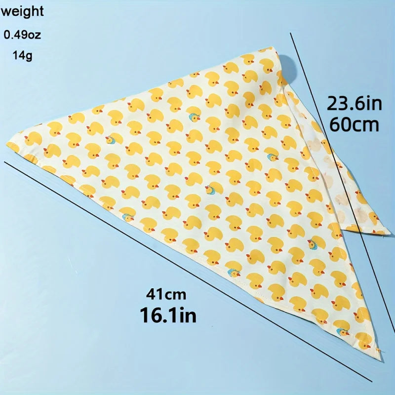 Stylish Dog Bandana - Soft and Absorbent Pet Scarf for Small, Medium, and Large Dogs and Cats - Perfect Pet Costume Accessory