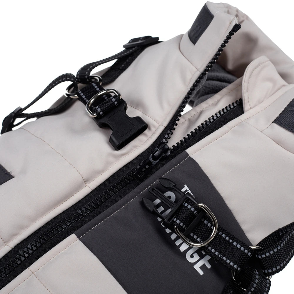 Winter Warm Dog Clothes Pet Dog Jacket With Harness Waterproof Dog Coat for Small Medium Dogs Chihuahua French Bulldog Costumes