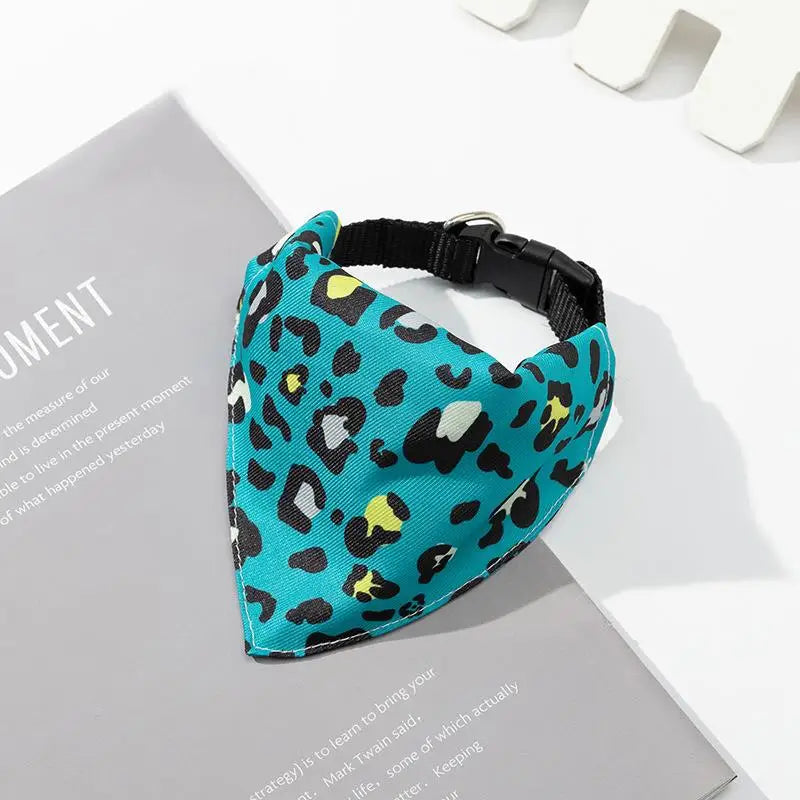 Dog Bandana Collar Scarf for Puppy & Cat Small Medium Large Dogs Adjustable Collars Pet Handkerchief Bibs Dress-up Accessories