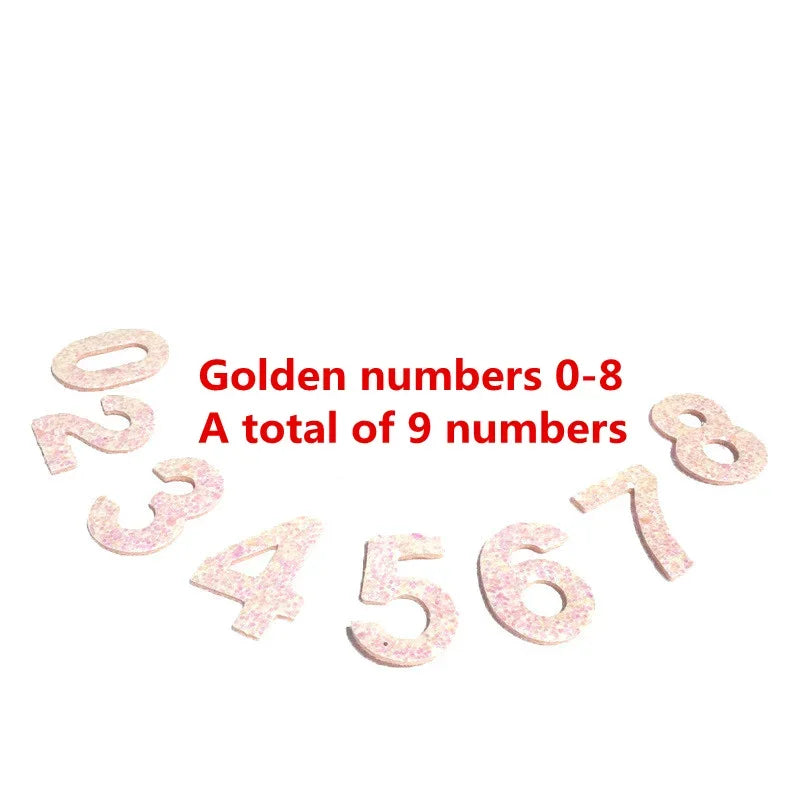 Cute Pet Dog Cat Shiny Cute Non-woven Crown Birthday Cap Hat Numbers Party Decor Teddy Labrador Birthday Party Party Sign