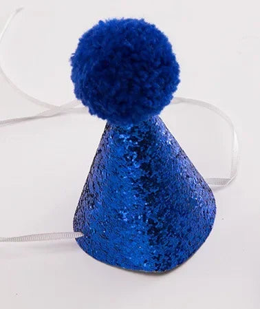 Cute Pet Dog Cat Shiny Cute Non-woven Crown Birthday Cap Hat Numbers Party Decor Teddy Labrador Birthday Party Party Sign