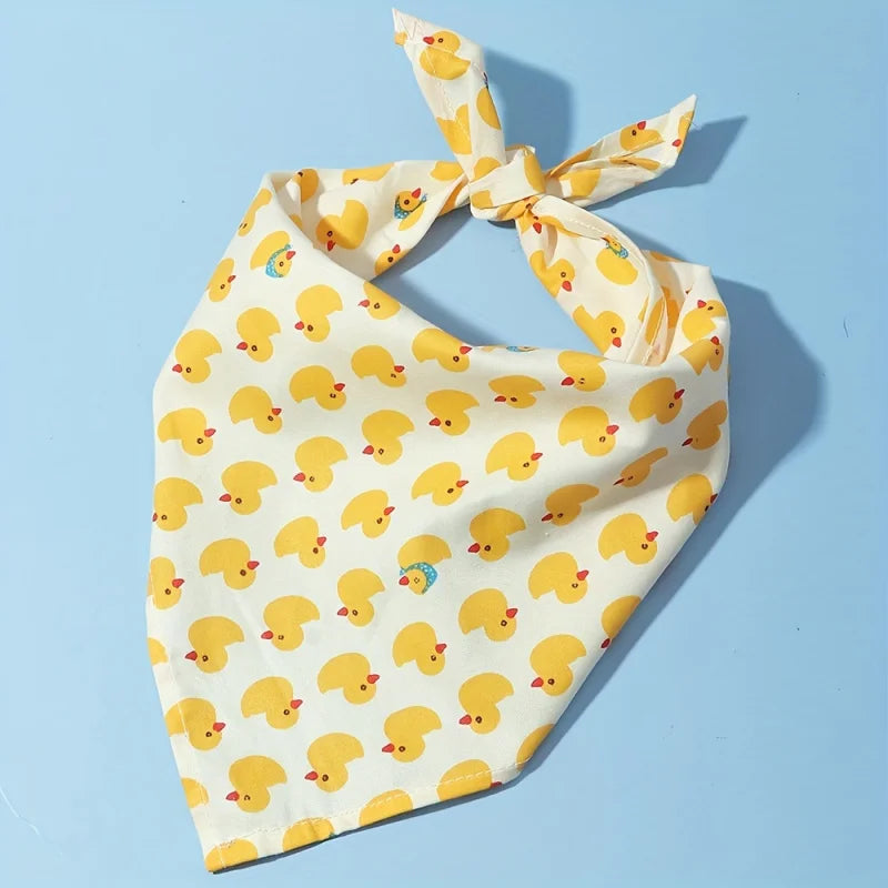 Stylish Dog Bandana - Soft and Absorbent Pet Scarf for Small, Medium, and Large Dogs and Cats - Perfect Pet Costume Accessory